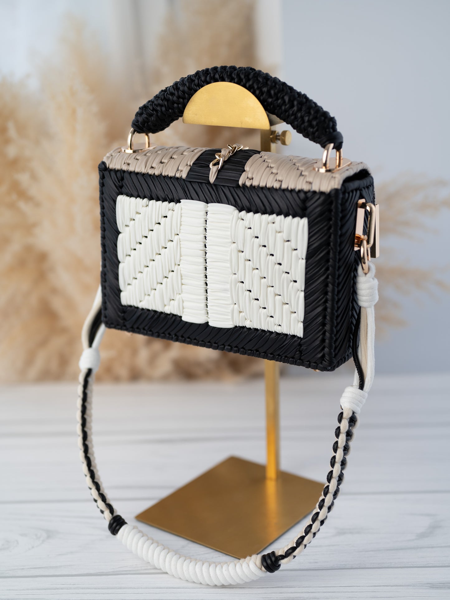 RUBY - black/white/beige