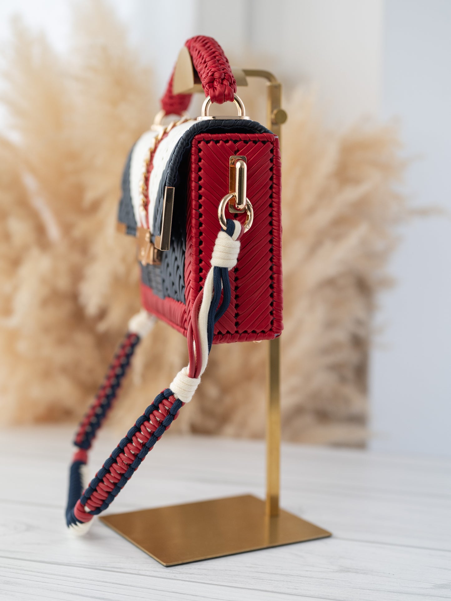 RUBY - red/navy/ivory