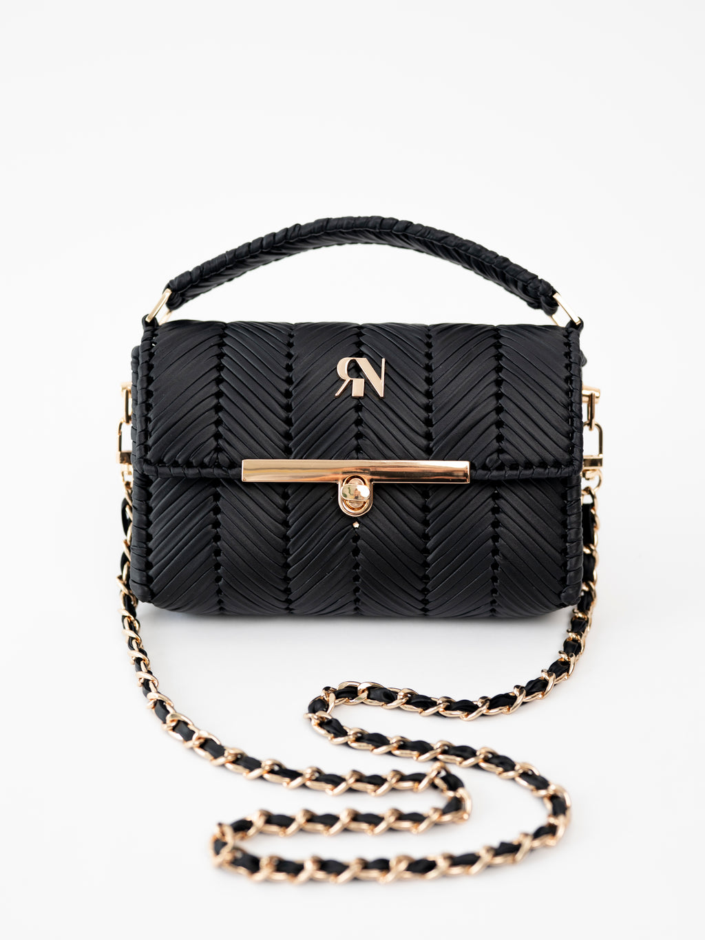 EVA- black vegan leather