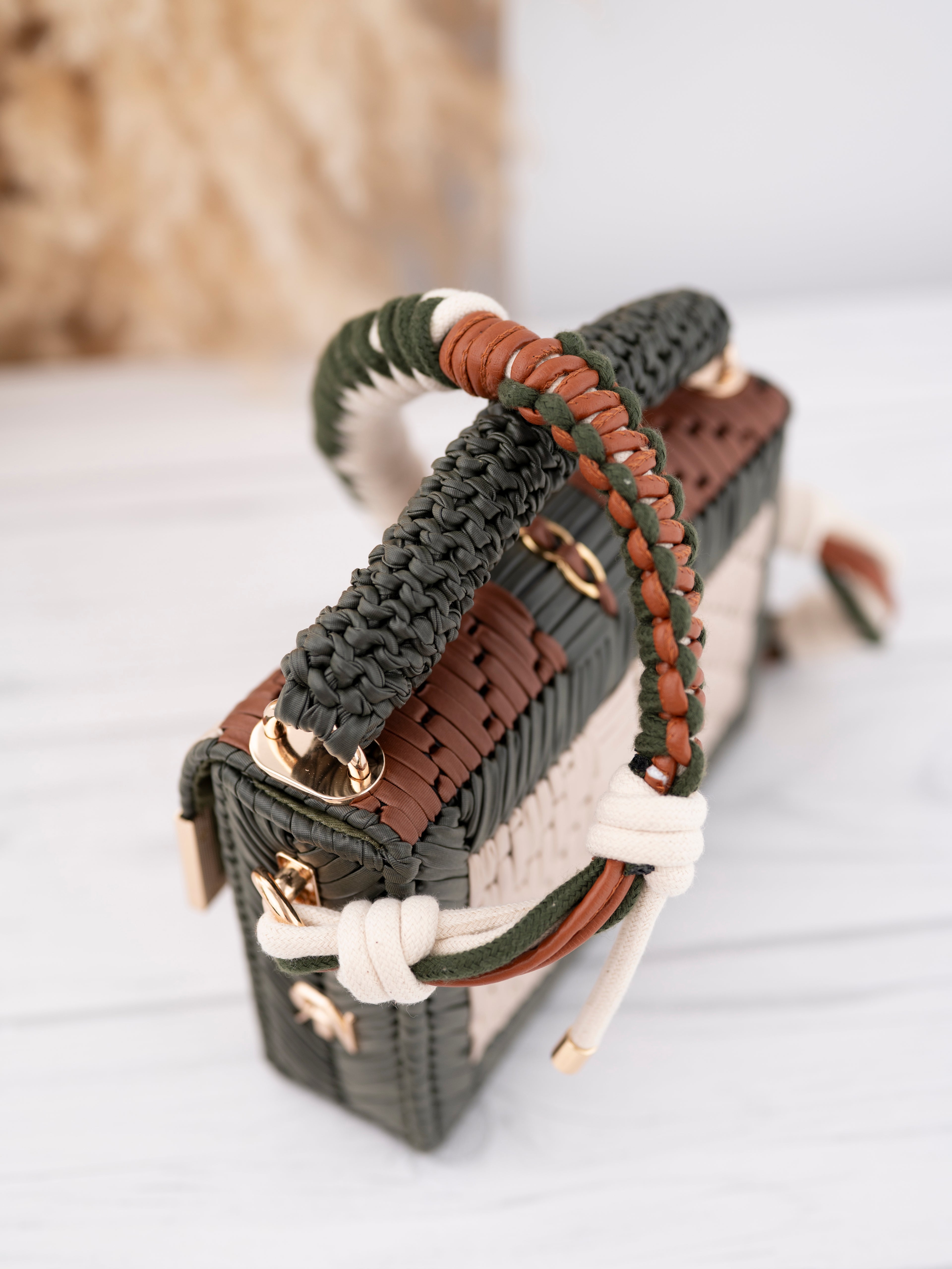 RUBY - olive/beige/coffee