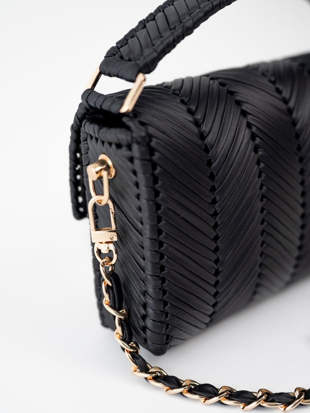 EVA- black vegan leather