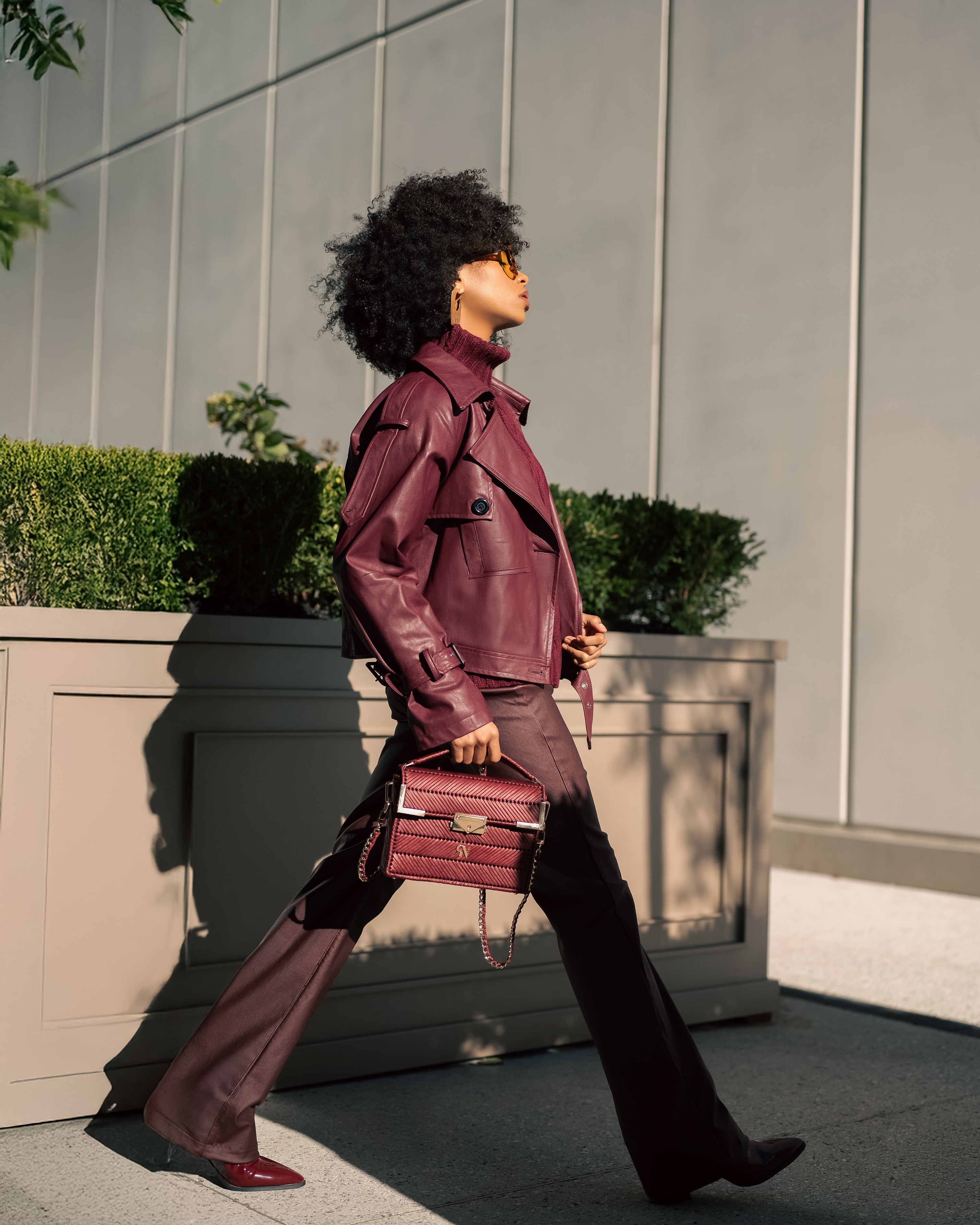 OLIVIA - burgundy