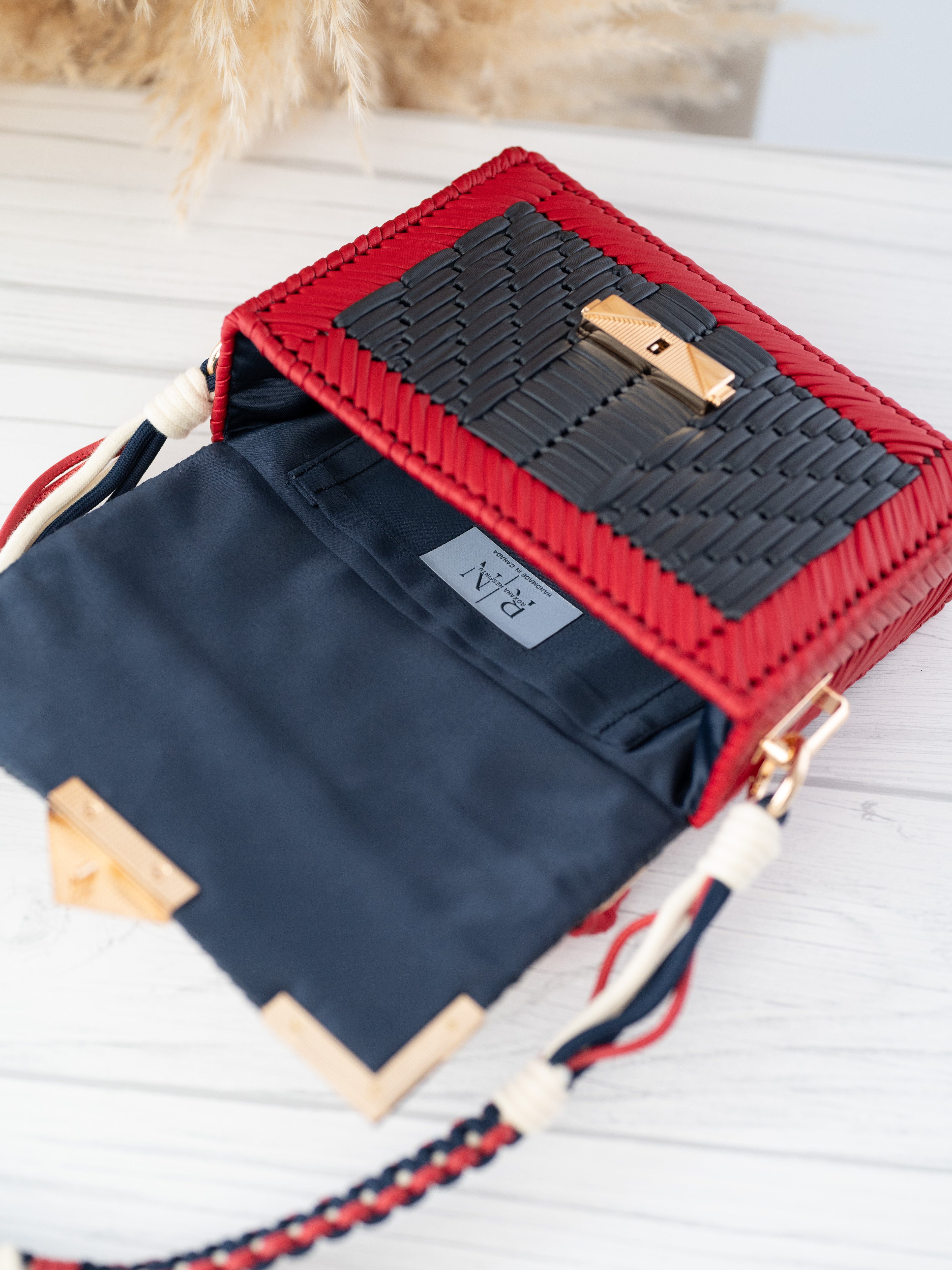 RUBY - red/navy/ivory