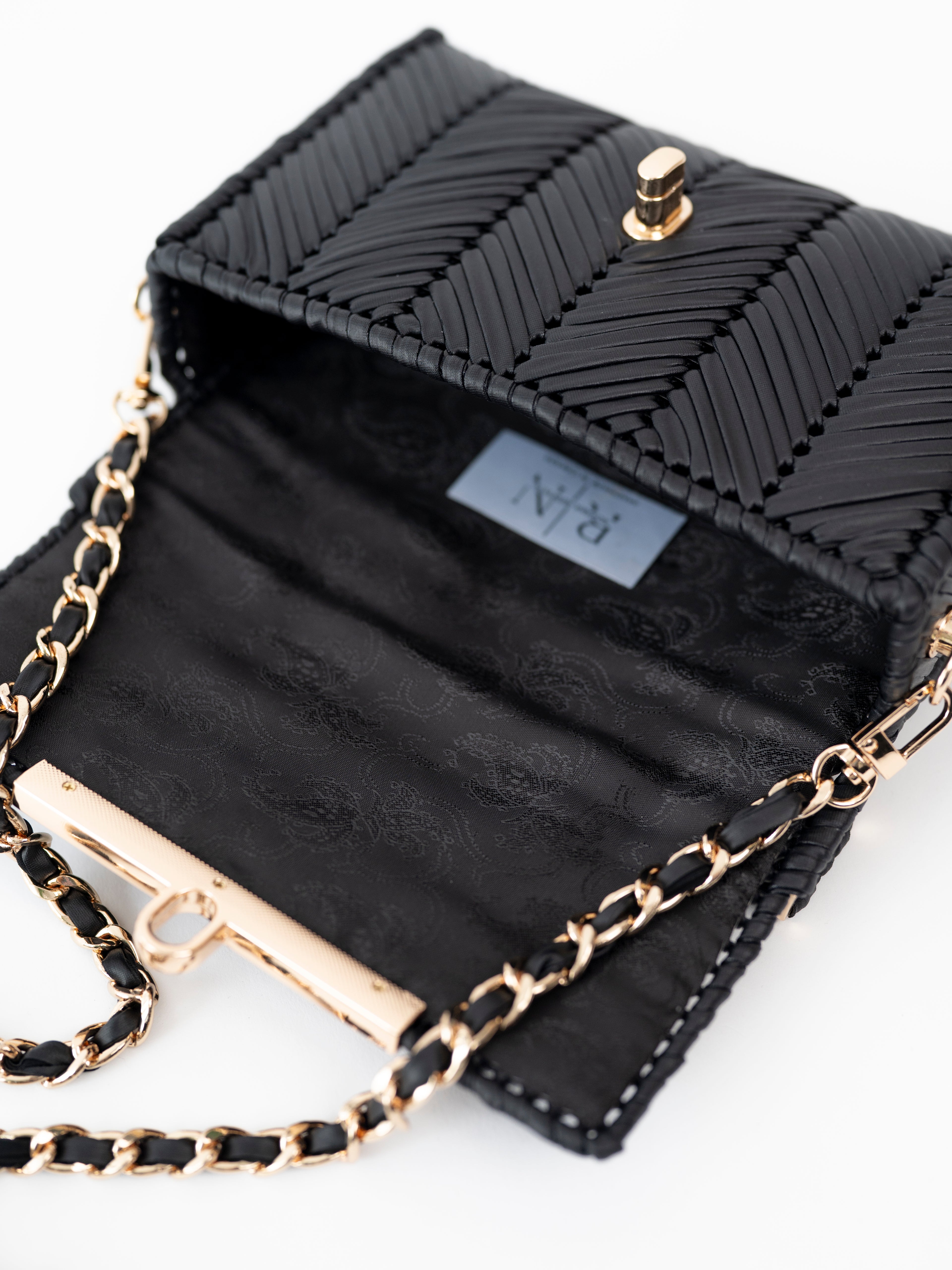 EVA- black vegan leather