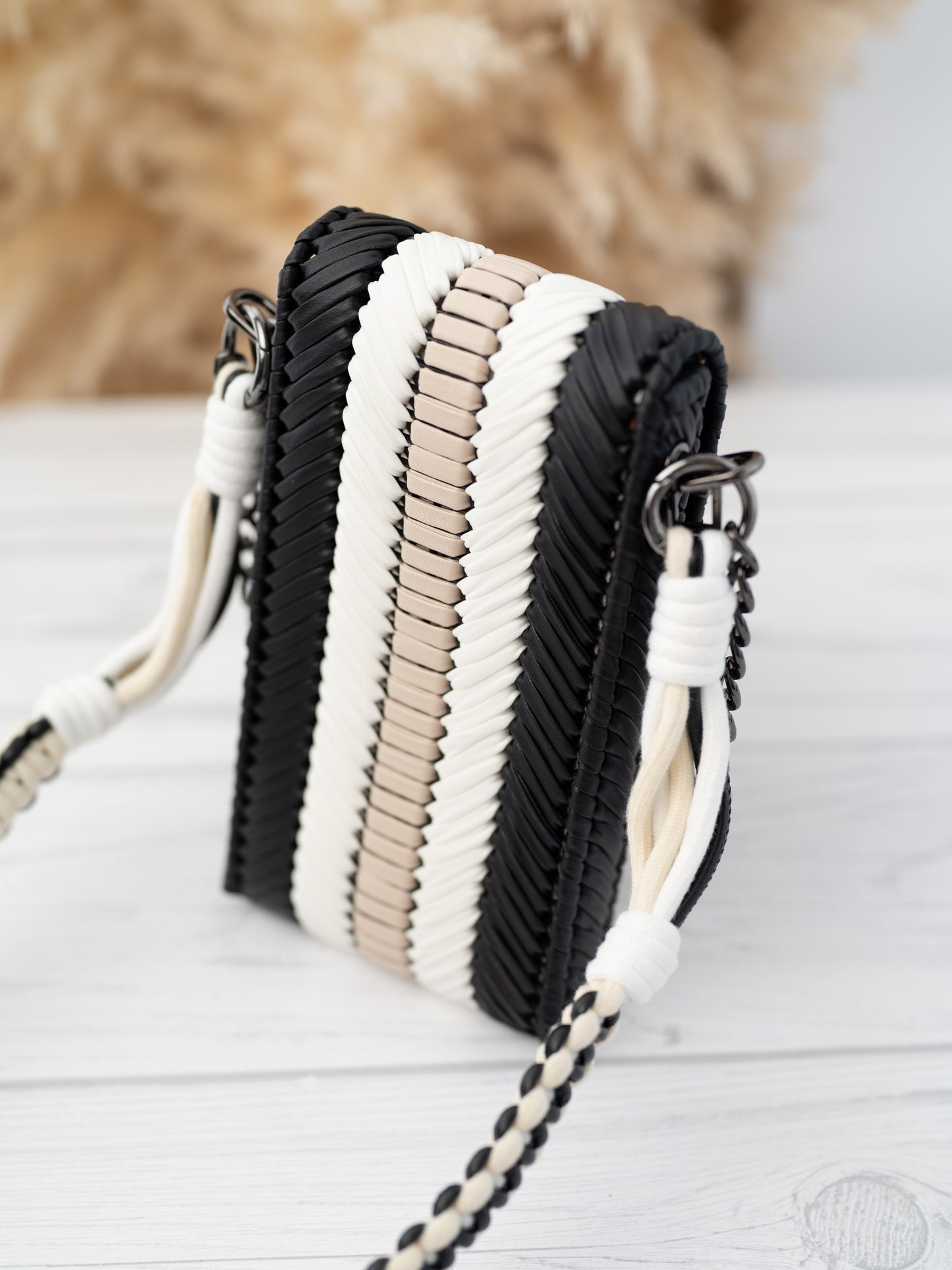 CHELSIE - black/white/beige