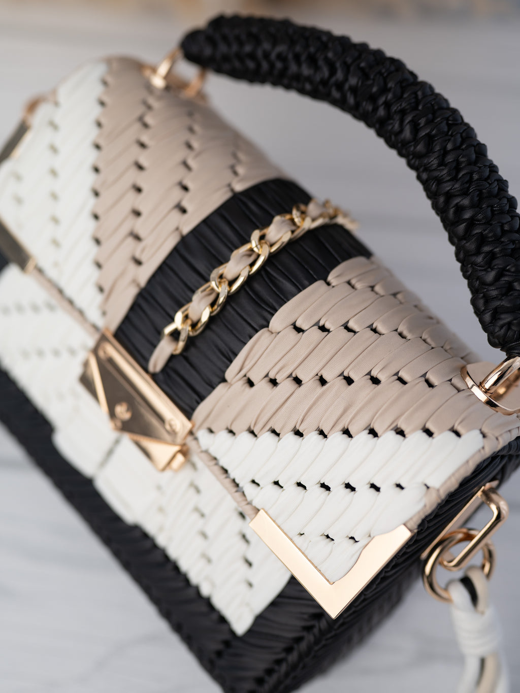 RUBY - black/white/beige